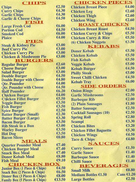 menu-at-sorrento-fast-food-dublin