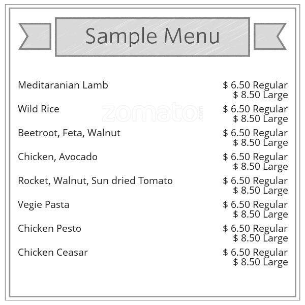 Health Pitt menu