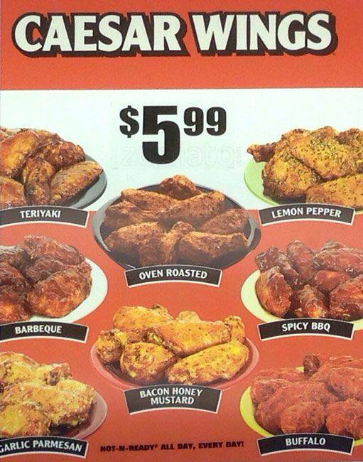 Little Caesars Pizza Menu Menu For Little Caesars Pizza Wheat