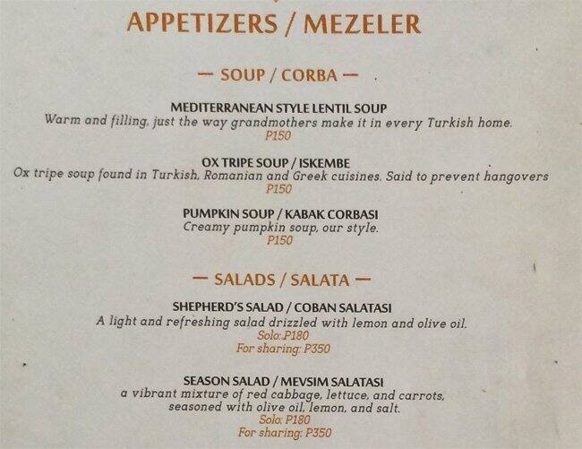 Pasha Grill & Shisha Lounge Menu Zomato Philippines