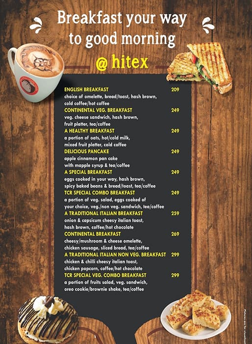 Menu at The Chocolate Room Cafe & Lounge, Hyderabad