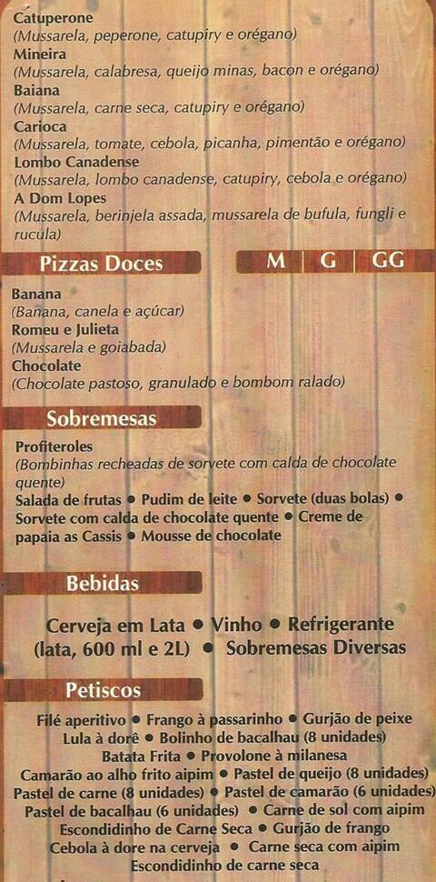 Talento do Trigo l Botafogo l Pizzaria l Galeteria l Zona Sul l Delivery l Rodízio cardápio