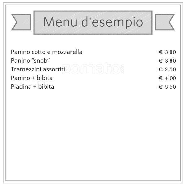 Menu di Bar Debbi Di Landro Antonio Sas 