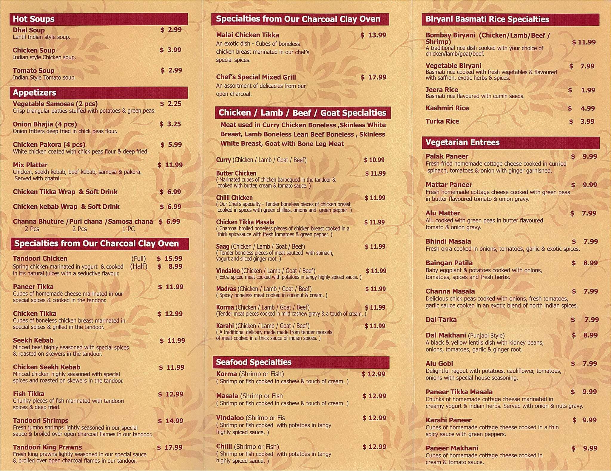 Grain of Salt Menu, Menu for Grain of Salt, Brantford, Brantford