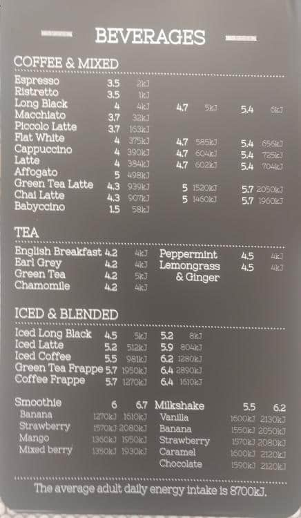 Caffe Cherry Beans Menu, Menu for Caffe Cherry Beans, Shailer Park ...