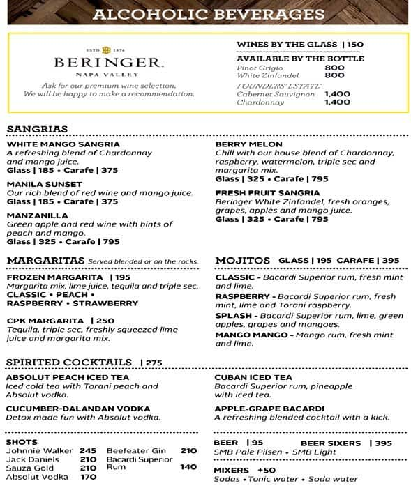 California Pizza Kitchen Menu Menu For California Pizza Kitchen Mall   Dcfb488a643414672324528a05811b58 