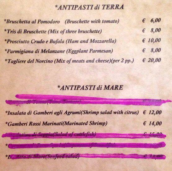 Menu di Blasi 
