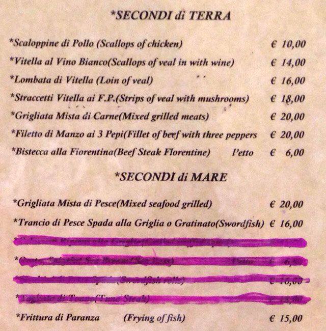 Menu di Blasi 