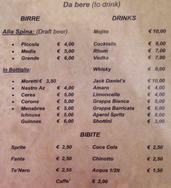 Menu di Blasi 