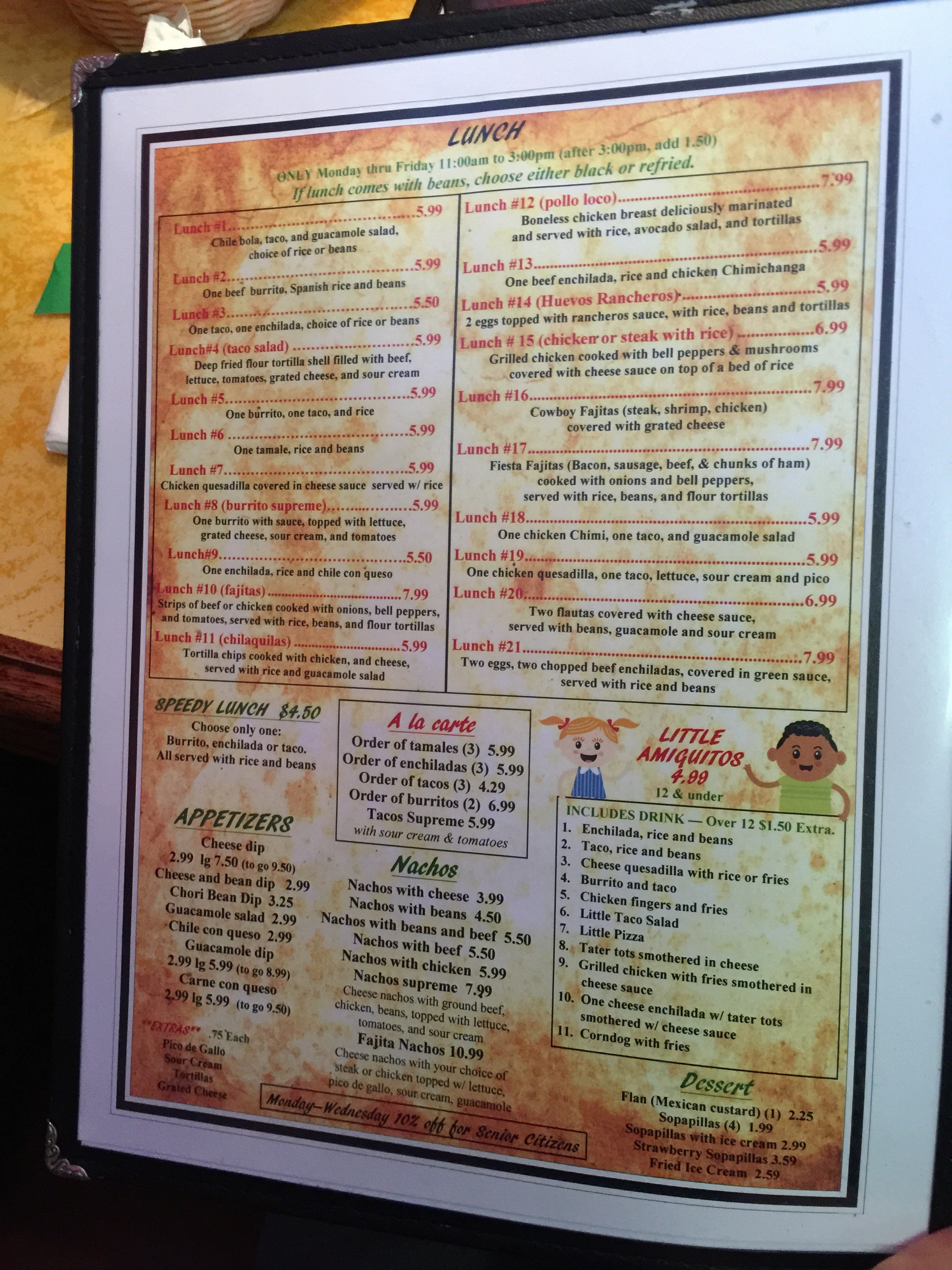 El Azteca Mexican Menu Menu For El Azteca Mexican Claremore Tulsa
