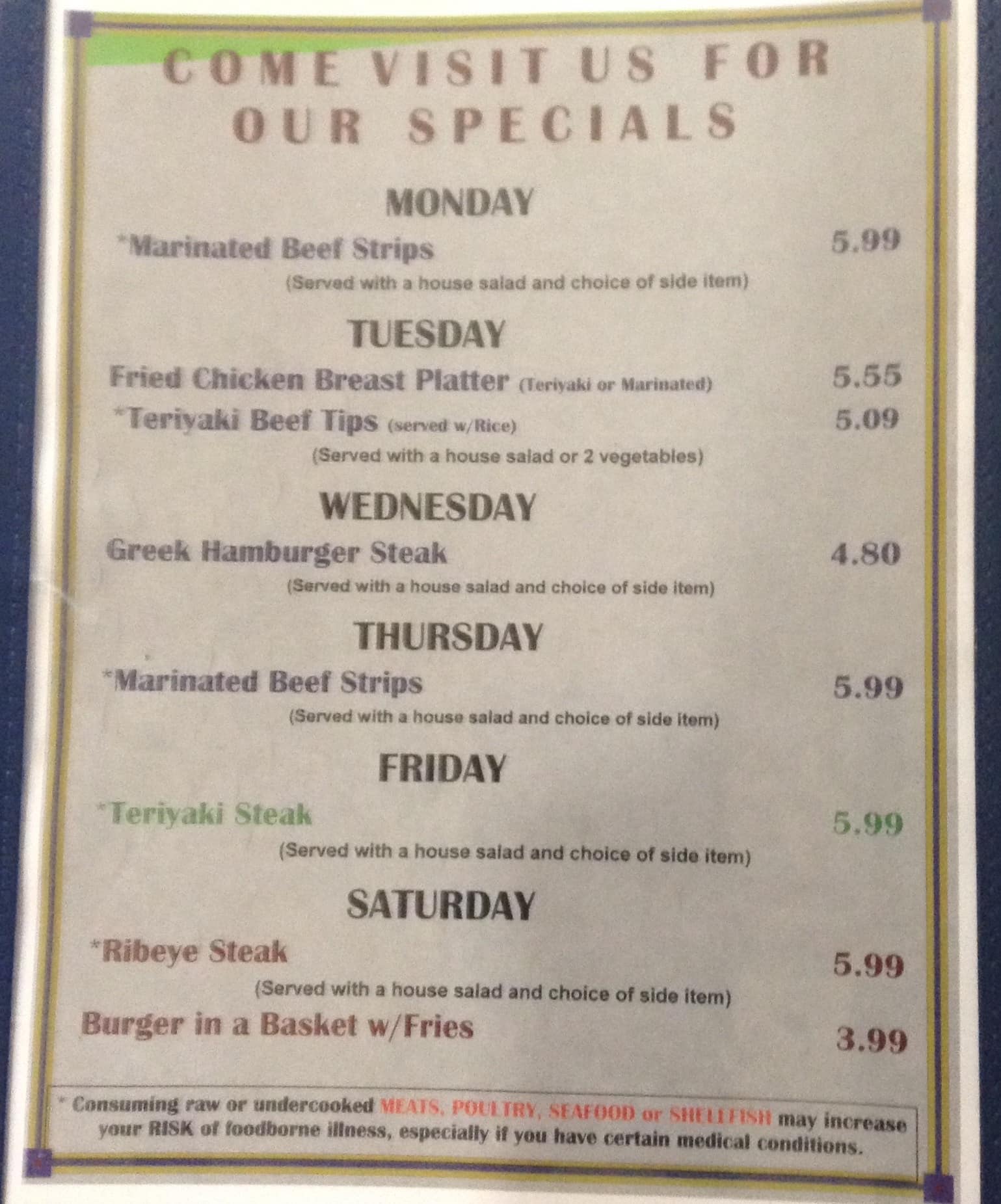 Menu at WestTown Eatery & Express restaurant, WinstonSalem