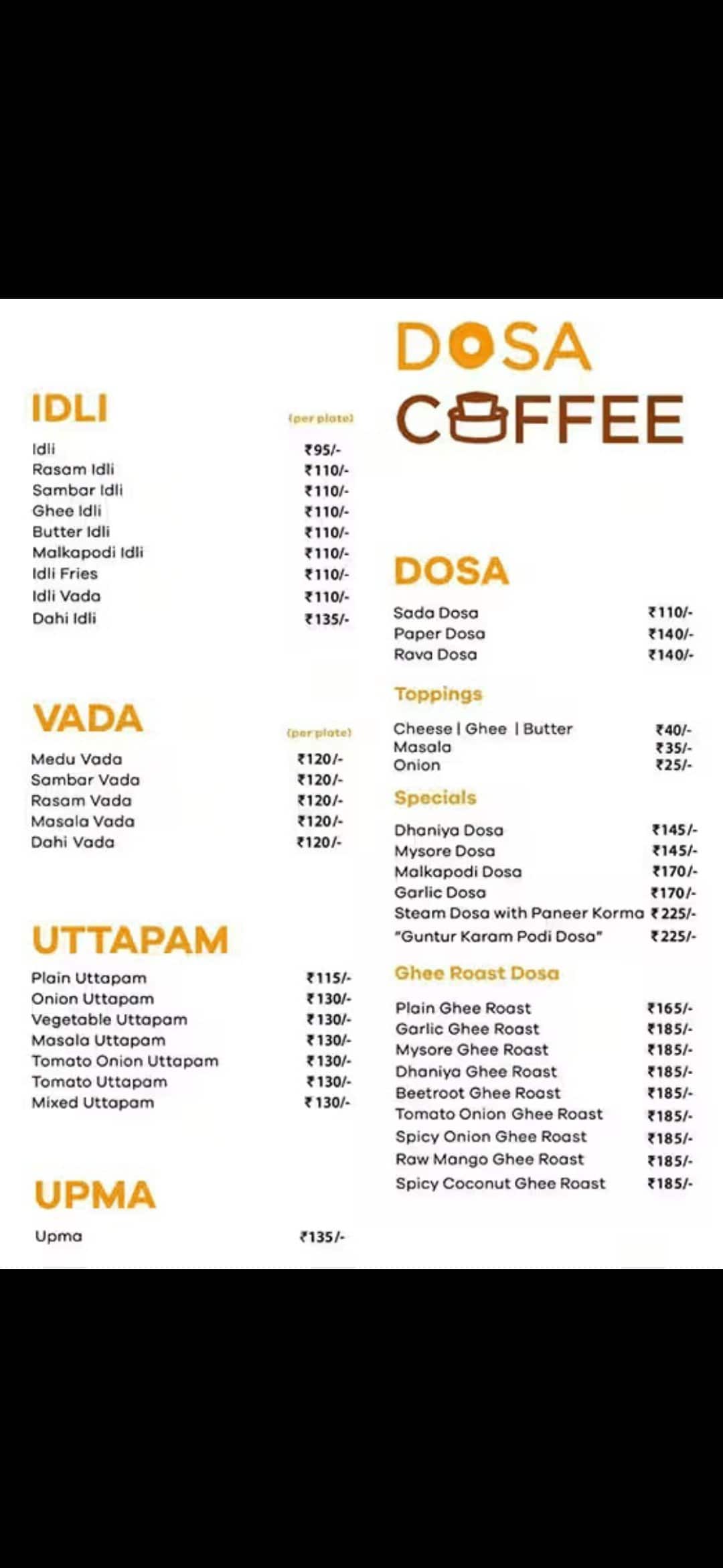 Dosa Coffee, Sector 3, Salt Lake order online - Zomato