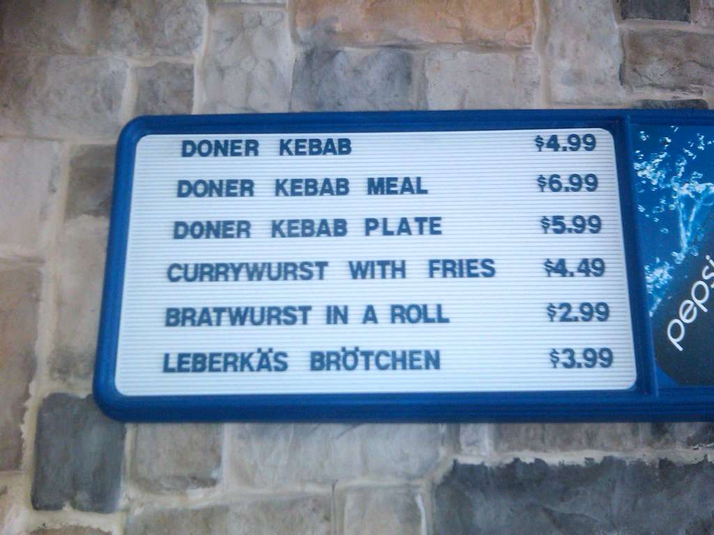 The Doner Kebab Shop Menu, Menu for The Doner Kebab Shop, Northeast, El