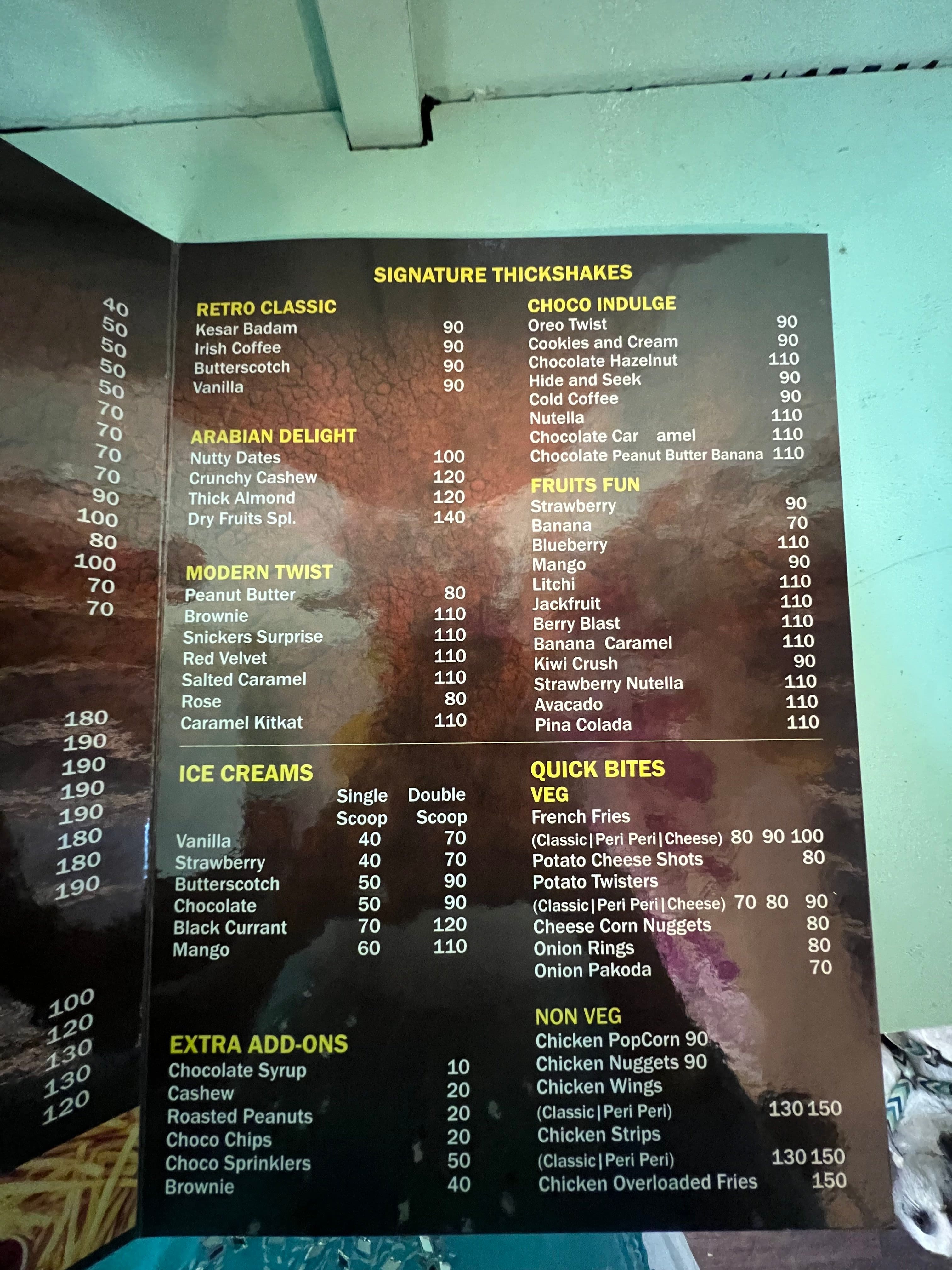 Menu of Cheat Meal, Kammanahalli, Bangalore