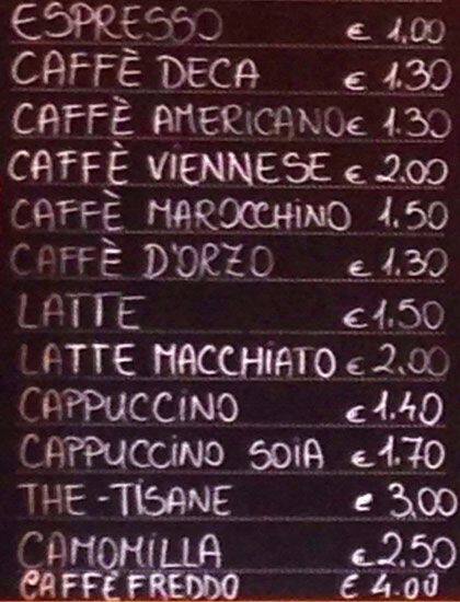 Menu di Princi 
