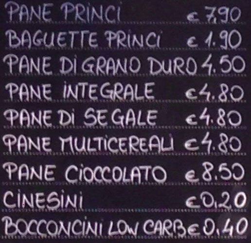 Menu di Princi 