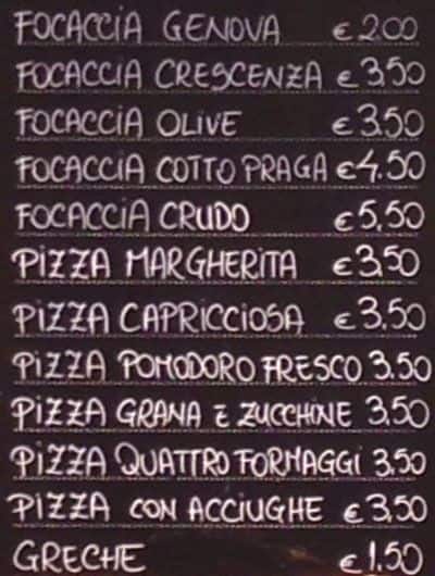 Menu di Princi 