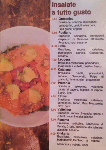 Menu di Princi 