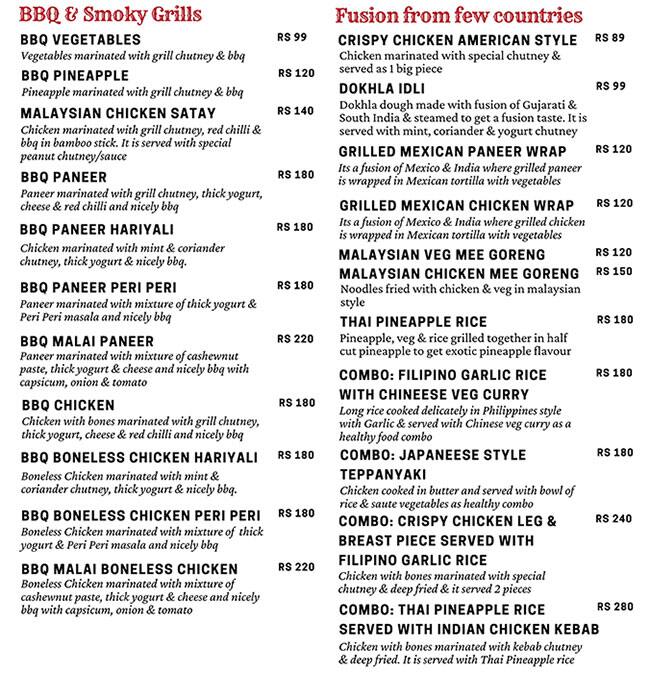 Menu of Chutney & Curry, Velachery, Chennai