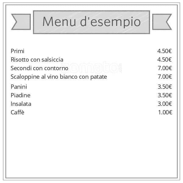 Menu di Bread & Breakfast 