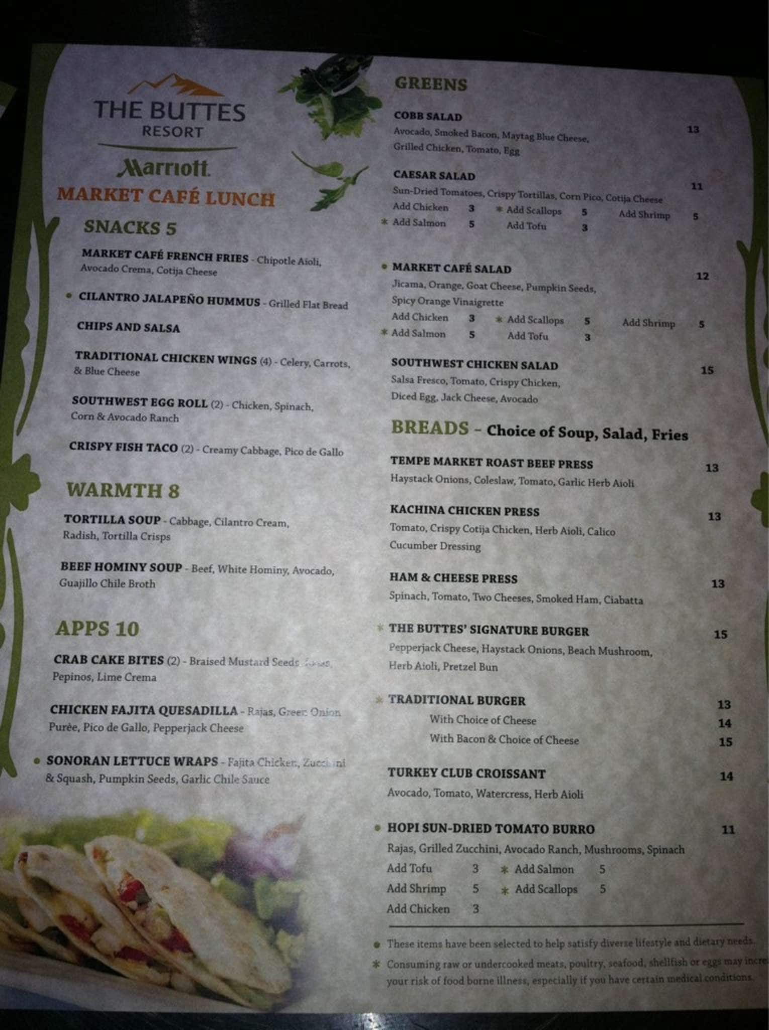 Market Cafe Menu, Menu for Market Cafe, Tempe, Tempe