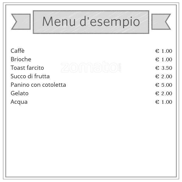 Menu di Admiral Bar 
