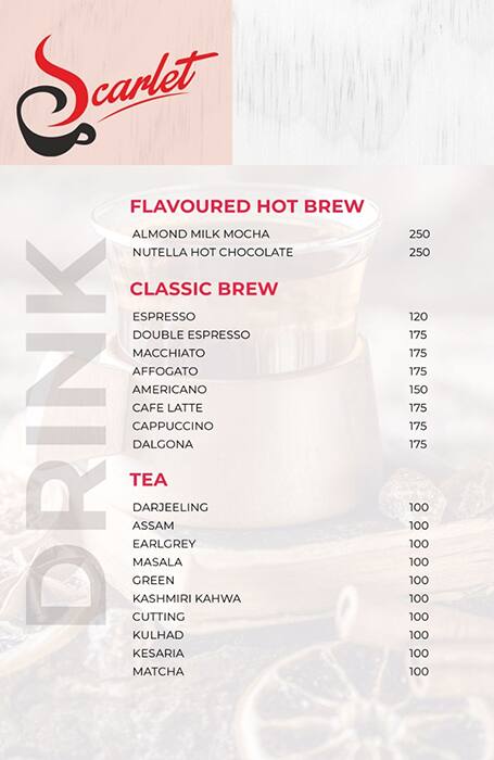 scarlet coffee bar