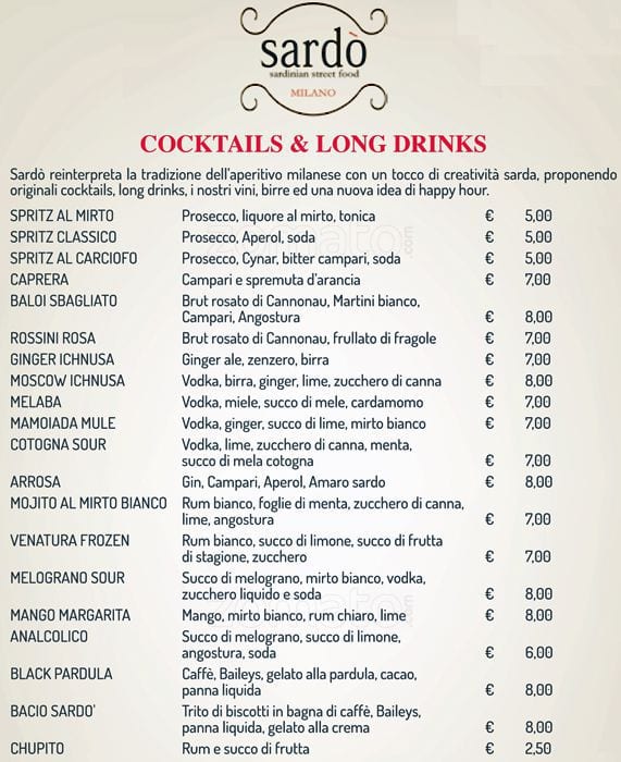 Menu di Sardò 