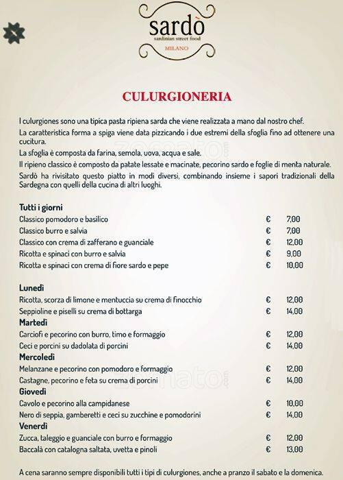 Menu di Sardò 