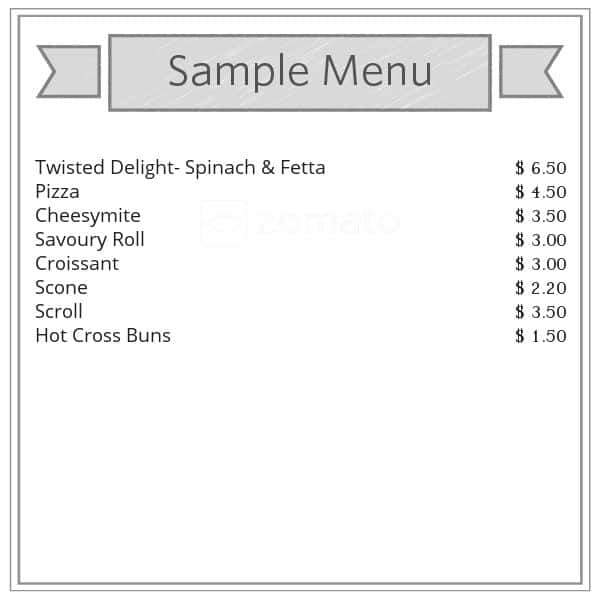 Menu at Bakers Delight Mount Eliza, Mount Eliza, 85 Mount Eliza Way