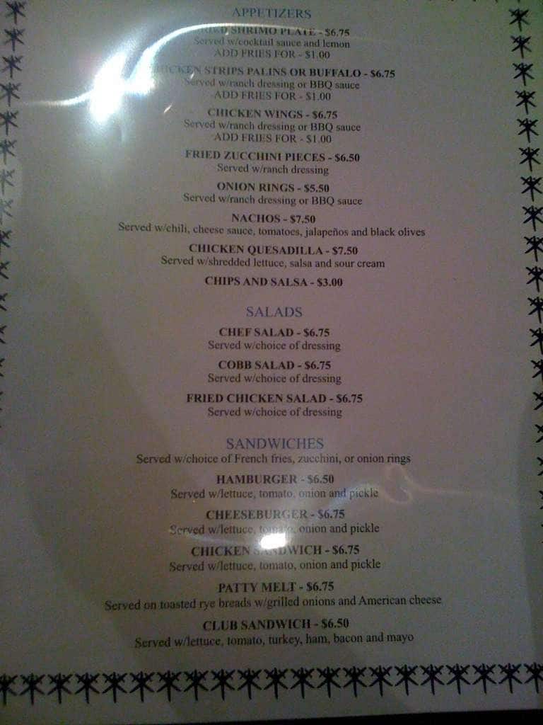 Menu at Cariba Charlie's Bar, Las Vegas, S Rainbow Blvd #303