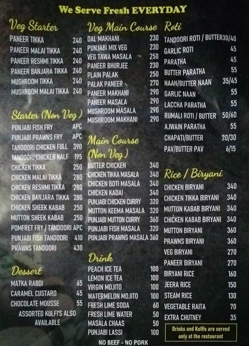 J J Express Jai Jawan Menu Menu For J J Express Jai Jawan