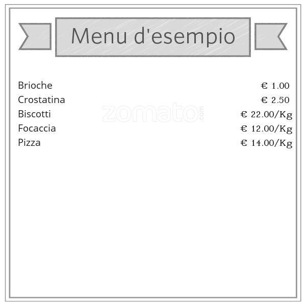 Menu di La Notte 