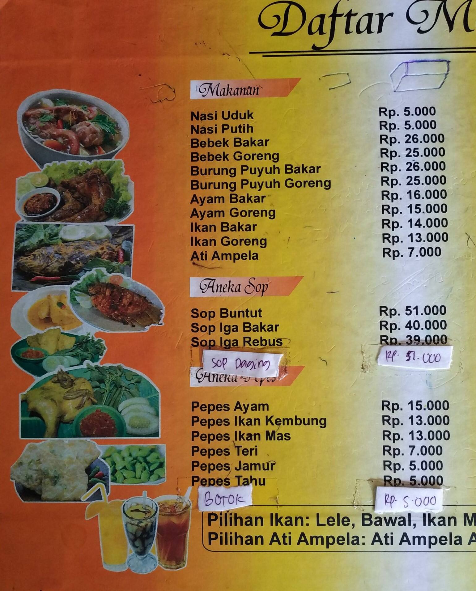 Pecel Lele Ibu Lastri Menu Menu For Pecel Lele Ibu Lastri