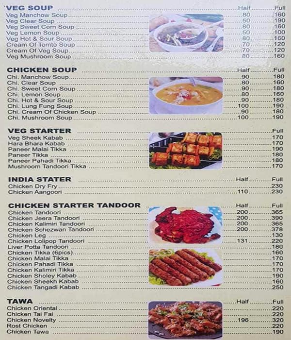 Menu of Icchapurti Family Restaurant, Nalasopara, Mumbai
