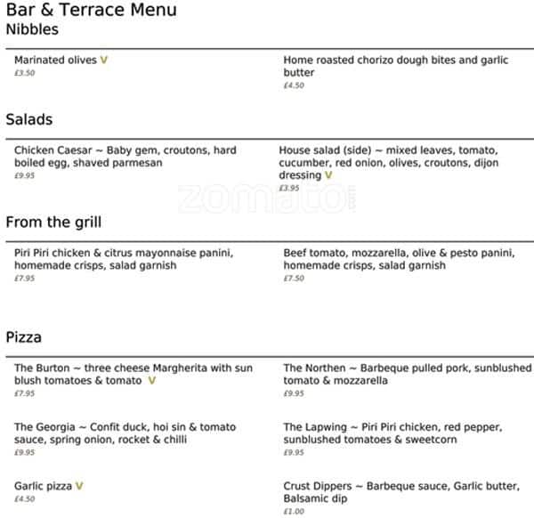 The Metropolitan Menu, Menu for The Metropolitan, Didsbury, Manchester - Zomato UK