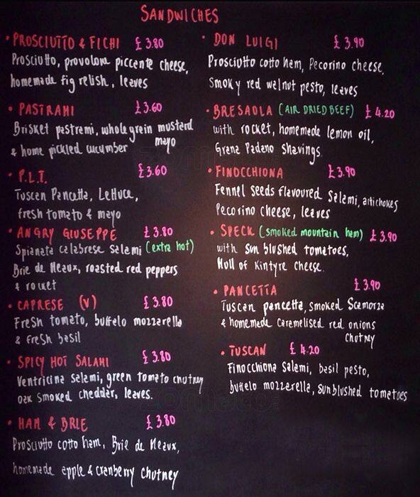 Maialino Menu, Menu for Maialino, West End, Edinburgh Zomato UK