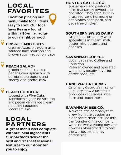 co menu savannah