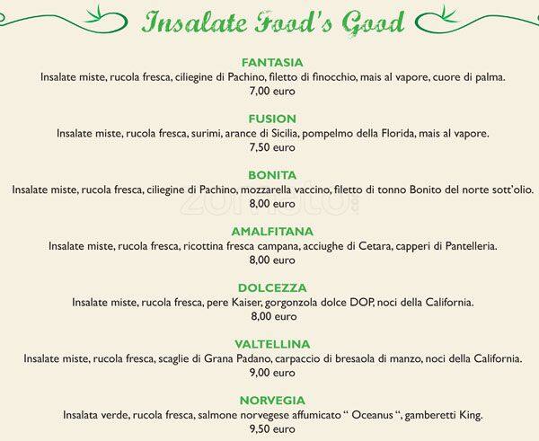 Menu di Food Good 