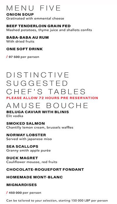 Merry Go Round menu