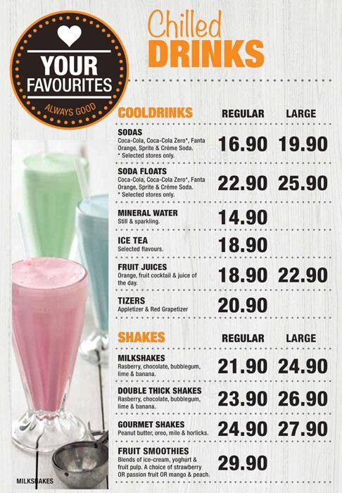 Maxis Menu Three Rivers Menu at Maxi's restaurant, Richards Bay, Boardwalk Inkwazi Mall