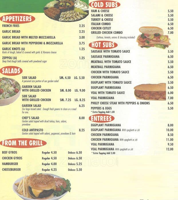 Famous King's Pizza Menu, Menu for Famous King's Pizza, Harlem, New ...