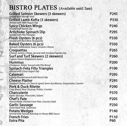 alchemy menu alchemy menu