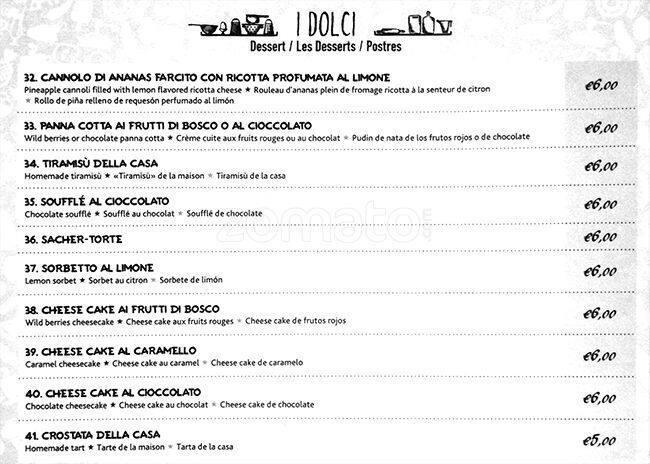Menu di Mastro Ciccia 