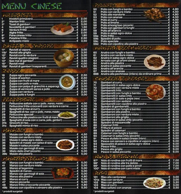 Menu di New Tokyo 