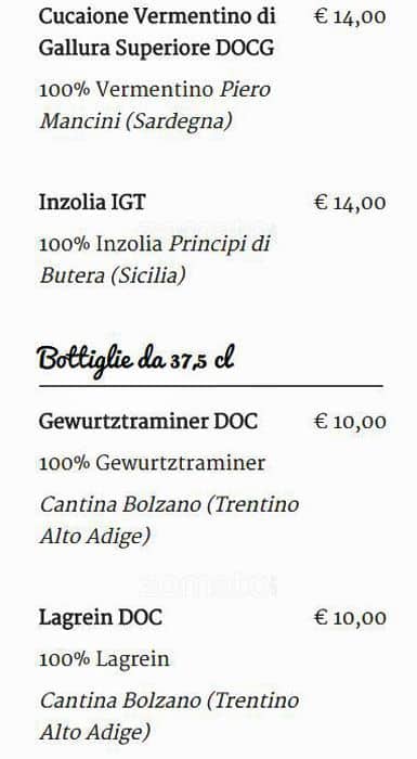Scaramouche menu