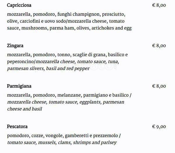 Scaramouche menu