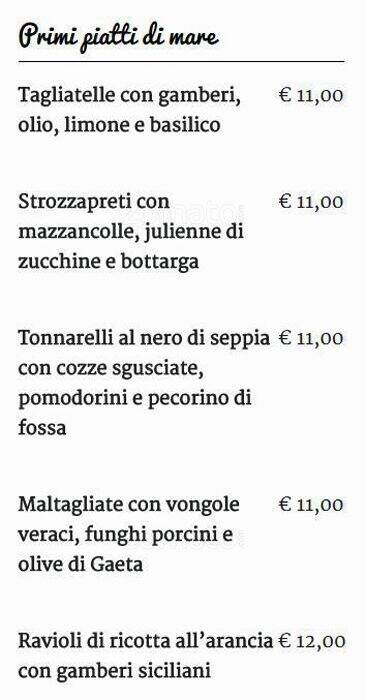 Scaramouche menu