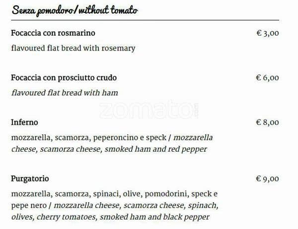 Scaramouche menu