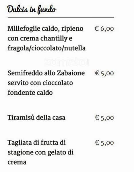 Scaramouche menu